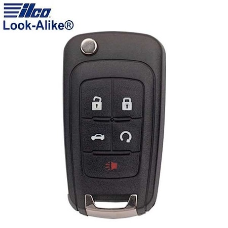 Ilco LAL FLIP-GM-5B2HS General Motors 5 Button Flip Key (OHT01060512) ILCO-AX00014470